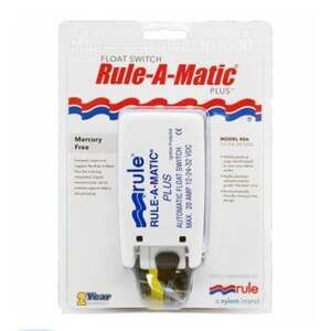 Rule-A-Matic Plus Float Switch Model 40A for Bilge Pumps 12-24-32 VDC